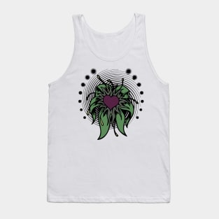 Heart Flower Vintage Classic Tank Top